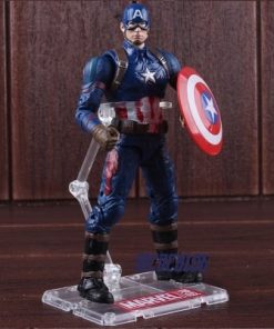 capitan américa en acción figura
